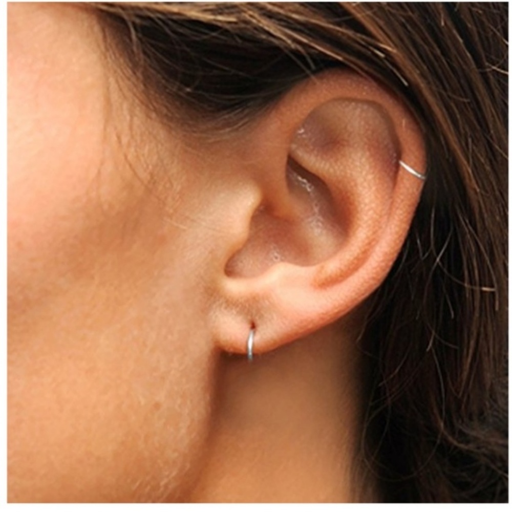 Sterling Silver Small Endless 10mm Round Unisex - Picture 4 of 8
